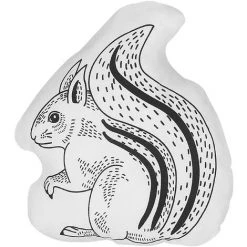 BELIANI Coussin Décoratif En Tissu Blanc 42x12cm - Blanc