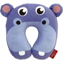 ARDITEX Coussin Pour Le Cou L'hippopotame 27x27x6cm - Violet