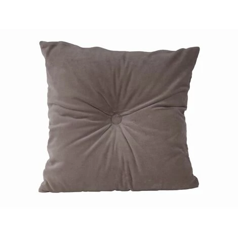 PRESENT TIME Coussin Design Carré En Velours Luxurious - 45 X 45 - Gris 1 PRESENT TIME Coussin Design Carré En Velours Luxurious - 45 X 45 - Gris