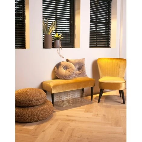 PRESENT TIME Coussin Design Carré En Velours Luxurious - 45 X 45 - Gris 2 PRESENT TIME Coussin Design Carré En Velours Luxurious - 45 X 45 - Gris – Image 2