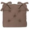 ATMOSPHERA Galette De Chaise 5 Boutons - 40 X 40 - Taupe