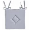 TODAY Lot 2x Galette De Chaise Classy - 40 X 40 Cm - 40 X 40 - Gris Clair