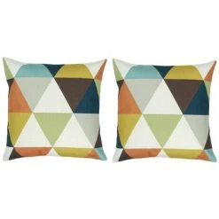 MEUBLETMOI 2 Coussins 40 Cm - Hans - Multicolore