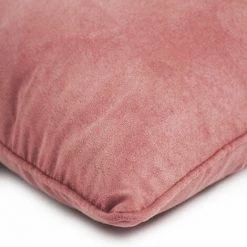THEDECOFACTORY SUEDEN - Coussin De Sol En Suédine Terra Cotta 70x70 - Rouge Clair -France Coussin et housse de coussin Soldes Boutique 29217601 3