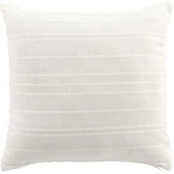 DOUCEUR D'INTRIEUR Housse De Coussin +encart 40 X 40 Cm Coton Tisse Lilia Creme - Creme