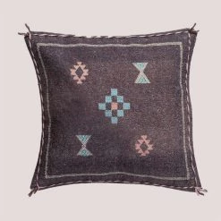 Coussin Carré En Coton (50x50 Cm) Leze SKLUM Coton - Marron Chocolat