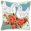 Vervaco, Kit Coussin Point De Croix, Colombes Blanche, Multi-Couleurs