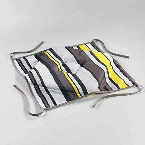 Le Jardin Des Cigales MARINA Galette Avec 4 Rabats Polyester Jaune 36 X 36 Cm 1 Le Jardin Des Cigales MARINA Galette Avec 4 Rabats Polyester Jaune 36 X 36 Cm