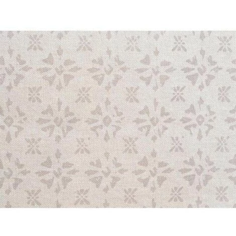 AMADEUS Coussin Coton Motif Rosace Fleur Pompons Taupe STYLE 2 AMADEUS Coussin Coton Motif Rosace Fleur Pompons Taupe STYLE – Image 2