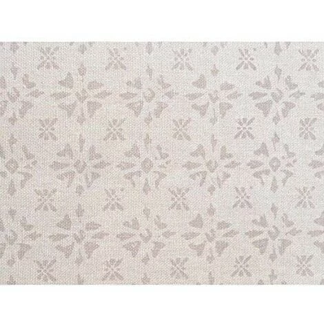 AMADEUS Coussin Coton Motif Rosace Fleur Pompons Taupe STYLE 5 AMADEUS Coussin Coton Motif Rosace Fleur Pompons Taupe STYLE – Image 5