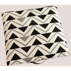 Coussin De Sol En Coton Barry SKLUM Coton - Noir