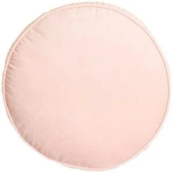 Coussin Rond Velours (Ø40 Cm) Kapi SKLUM Coton Mousse à L'orange Et à La Pêche - Mousse à L'orange Et à La Pêche