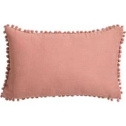 Coussin Zak Style SKLUM Polyèster - 30 X 50 Cm Dahlia Rose