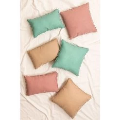 Coussin Zak Style SKLUM Polyèster - 30 X 50 Cm Dahlia Rose -France Coussin et housse de coussin Soldes Boutique 30079009 4