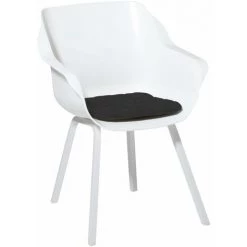 Madison Coussin De Chaise De Salle à Manger Panama 40x40 Cm Noir - Noir