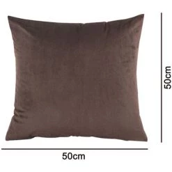 ABCRITAL Lot De 2, Velours Doux Décoratif Carré Housse De Coussin Housse De Coussin Taie D'Oreiller, Décorations Pour La Maison Canapé Canapé Lit Chaise---2Pcs50 * 50Cm Taie D'Oreiller-Couleur Café Foncé 9 ABCRITAL Lot De 2, Velours Doux Décoratif Carré Housse De Coussin Housse De Coussin Taie D'Oreiller, Décorations Pour La Maison Canapé Canapé Lit Chaise---2Pcs50 * 50Cm Taie D'Oreiller-Couleur Café Foncé -France Coussin et housse de coussin Soldes Boutique 30326730 5