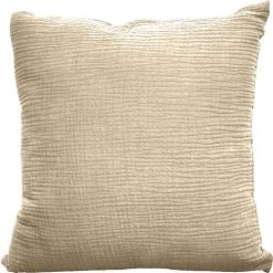 HOMEMAISON Coussin En Gaz De Coton Beige 40 X 40cm - Beige