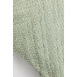 Coussin En Coton Brodé (45x45 Cm) Pufi SKLUM Coton - Mousse De Céladon -France Coussin et housse de coussin Soldes Boutique 30817900 4