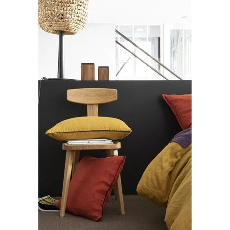 BÂTON ROUGE Housse De Coussin Jaune 50x50 Bâton Rouge 985222 - Jaune 1 BÂTON ROUGE Housse De Coussin Jaune 50x50 Bâton Rouge 985222 - Jaune