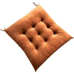 ILOVEMILAN Coussin De Chaise Carrée Dortoir étudiant Coussin De Chaise De Classe Automne Et Hiver Coussin De Siège épaississant Couleur Unie Coussin En Peluche——40*45cm