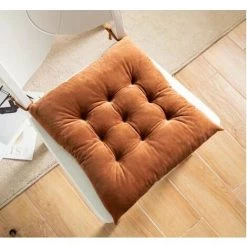 ILOVEMILAN Coussin De Chaise Carrée Dortoir étudiant Coussin De Chaise De Classe Automne Et Hiver Coussin De Siège épaississant Couleur Unie Coussin En Peluche——40*45cm -France Coussin et housse de coussin Soldes Boutique 30872070 3