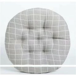 ILOVEMILAN Coussin Rond Coussin De Siège D'ordinateur Coussin De Bureau Coton Lin Coussin De Table à Manger Chaise Quatre Saisons épaissir Respirant——40*40cm -France Coussin et housse de coussin Soldes Boutique 30872284 4