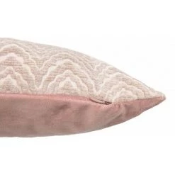 RIDEAUDISCOUNT Housse De Coussin 30 X 50 Cm Déhoussable Jacquard Chenillé Relief Motif Grand Hôtel Beige - Naturel -France Coussin et housse de coussin Soldes Boutique 30894209 5