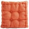 PERLE RARE Galette De Chaise， Coussin D'assise， 40 X 40 Cm, Orange