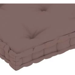 ASUPERMALL Coussin De Plancher De Palette Taupe 73x40x7 Cm Coton -France Coussin et housse de coussin Soldes Boutique 31561802 3