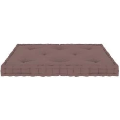 ASUPERMALL Coussin De Plancher De Palette Taupe 73x40x7 Cm Coton -France Coussin et housse de coussin Soldes Boutique 31561802 4