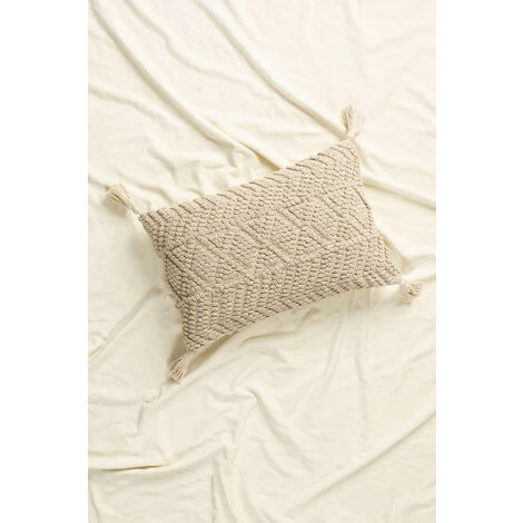 Coussin Rectangulaire Coton (40x58 Cm) Bole SKLUM Coton - Beige Lin 2 Coussin Rectangulaire Coton (40x58 Cm) Bole SKLUM Coton - Beige Lin – Image 2
