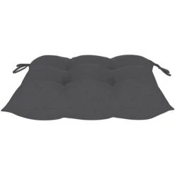 ASUPERMALL Coussins De Chaise 2 Pcs Anthracite 40x40x7 Cm Tissu -France Coussin et housse de coussin Soldes Boutique 31946572 5