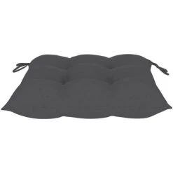 ASUPERMALL Coussins De Chaise 2 Pcs Anthracite 50x50x7 Cm Tissu -France Coussin et housse de coussin Soldes Boutique 31946590 3