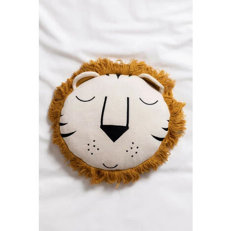 Coussin Rond En Coton (Ø30 Cm) Suky SKLUM Coton - Beige Crème 2 Coussin Rond En Coton (Ø30 Cm) Suky SKLUM Coton - Beige Crème – Image 2