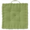 TODAY Coussin De Sol 40X40X12 Coton - 40 X 40 X 12 - Vert