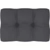 Coussin De Canapé Palette Anthracite 60x40x10 Cm VidaXL