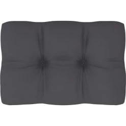 Coussin De Canapé Palette Anthracite 60x40x10 Cm VidaXL