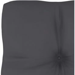 Coussin De Canapé Palette Anthracite 60x40x10 Cm VidaXL -France Coussin et housse de coussin Soldes Boutique 32392820 3