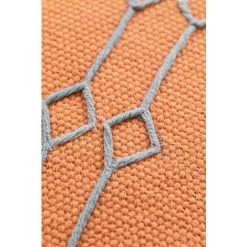 Coussin Carré En Coton (50x50cm) Guet SKLUM Coton - Orange Pêche -France Coussin et housse de coussin Soldes Boutique 32625206 5