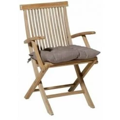 Galette De Chaise Toscane MADISON - 46cm - Beige / Taupe - Beige / Taupe -France Coussin et housse de coussin Soldes Boutique 32681838 4