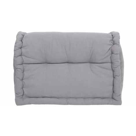 RIDEAUDISCOUNT Cale Reins Dossier Assise 100% Coton 40 X 60 X 22 Cm Non Déhoussable Uni Gris - Gris 1 RIDEAUDISCOUNT Cale Reins Dossier Assise 100% Coton 40 X 60 X 22 Cm Non Déhoussable Uni Gris - Gris