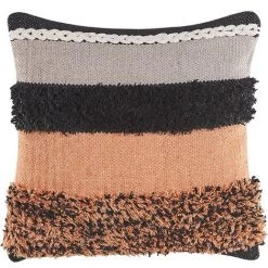 BELIANI Coussin Décoratif En Tissu Multicolore 45x12cm - Multicolore