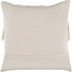 BELIANI Lot De 2 Coussin Décoratifs En Tissu Beige 45x12cm - Beige -France Coussin et housse de coussin Soldes Boutique 32996878 3