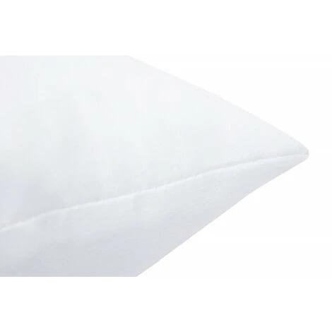 RIDEAUDISCOUNT Housse De Coussin 40 X 40 Cm Déhoussable Imprimée Wording Be Live Blanc - Blanc 2 RIDEAUDISCOUNT Housse De Coussin 40 X 40 Cm Déhoussable Imprimée Wording Be Live Blanc - Blanc – Image 2