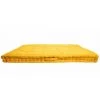 RIDEAUDISCOUNT Coussin Sol Matelas Palette 100% Coton 80 X 120 X 8 Cm Non Déhoussable Uni Jaune - Jaune