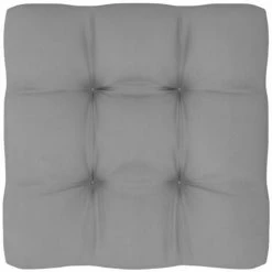 ASUPERMALL Coussin De Canape Palette Gris 60x60x12 Cm