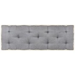 ASUPERMALL Coussin De Canape Palette Anthracite 120x40x7 Cm