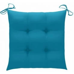 ASUPERMALL Coussins De Chaise 2 Pcs Bleu Clair 40x40x7 Cm Tissu -France Coussin et housse de coussin Soldes Boutique 33374859 2