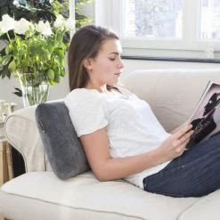 SELF CONFORT Coussin Rectangle à Mémoire De Forme - Gris -France Coussin et housse de coussin Soldes Boutique 33411933 3