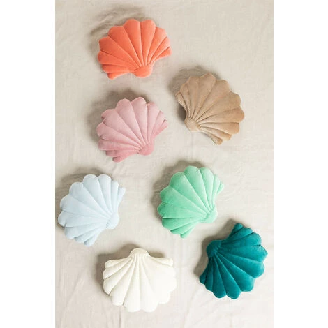 Coussin En Velours Perly SKLUM Velour - Brun Blé 2 Coussin En Velours Perly SKLUM Velour - Brun Blé – Image 2